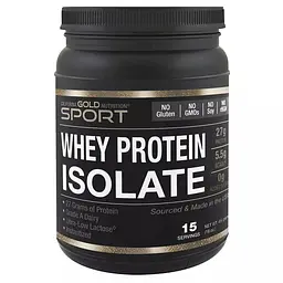 Ізолят сироваткового протеїну California Gold Nutrition Whey Protein Isolate 454 г