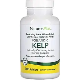 Амінокислота Natures Plus Icelandic Kelp, 300 таблеток vit0004015