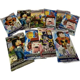 Дитячі картки G-Toys Майнкрафт колекційні 35 пакетиків 350 шт. (2351912381) - мініатюра 2