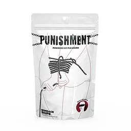 Бавовняна мотузка для шибарі Punishment – Bondage Rope – Black, 9,7 м, чорна - мініатюра 4