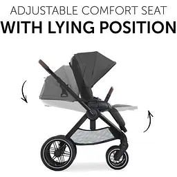 Універсальна коляска 2 в 1 Hauck Walk N Care Air Dark Grey, темно-сіра (16548-5) - мініатюра 5