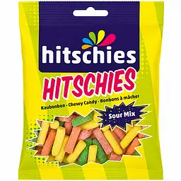 Цукерки жув. Hitschies Mini Mix sauer 125 г
