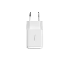 Мережевий зарядний пристрій BASEUS Compact 2xUSB 10.5 W 2.1 A White (CCXJ010202) - мініатюра 5