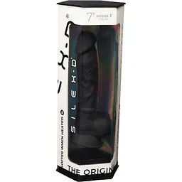 Фалоімітатор SilexD Johnny Black (MODEL 1 Size 7in) - мініатюра 6