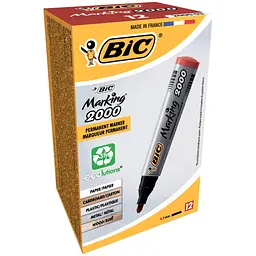 Маркер Bic перманентний, червоний (bc8209133) - мініатюра 2