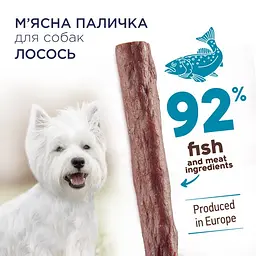 Ласощі для собак Club 4 Paws М'ясна паличка лосось 12 г - мініатюра 2
