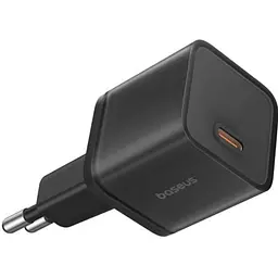 Мережевий зарядний пристрій Baseus GaN5S Fast Charger 1C 30W EU Cluster Чорний - мініатюра 3