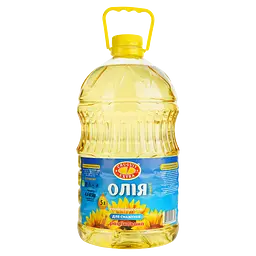 Олія соняшникова Chuguiv Extra для смаження рафінована 5 л