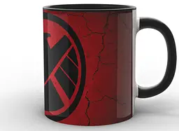 Кружка GeekLand білі Агенти Щ.И.Т Agents of S.H.I.E.L.D. логотип на червоному тлі AS.02.008 - мініатюра 4