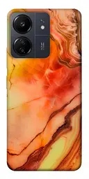 Чохол Demsky Червоний корал мармур для Xiaomi Redmi 13C