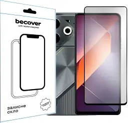 Скло захисне BeCover Tecno POVA 6 (LI7) Black (711580)