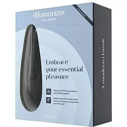 Вакуумний кліторальний стимулятор Womanizer Classic 2 Black - мініатюра 8