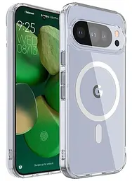 Чохол протиударний для Google Pixel 9/9 Pro Ultra Hybrid MagSafe Прозорий - мініатюра 7