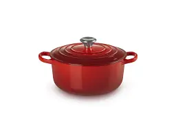 Каструля Le Creuset Signature Cast Iron Round Casserole 20 см Cerise (21177200602430)