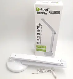 Настільна LED-лампа 40 см сенсорна світлодіодна 2,5 W акумуляторна (знімний 18650 3000 mAh) 3000–6000 K Digad 1913 - мініатюра 8
