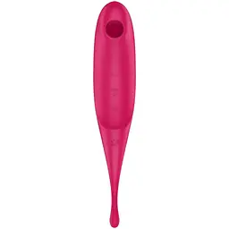 Вібратор для клітора із вакуумною стимуляцією Satisfyer Twirling Pro Red Red - мініатюра 4