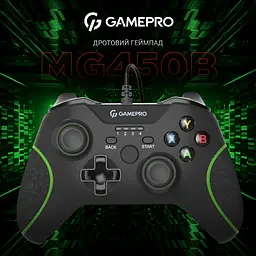 Геймпад GamePro дротовий чорний (MG450B) - мініатюра 11