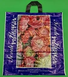Пакет із петльовою ручкою (47*49) Троянди Наксан (25 шт.)