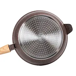 Сковорода MGC HP-4-465CO 28см зі знімною ручкою, коричнева - мініатюра 5
