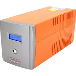ДБЖ Makelsan Lion1500VA (900W) Standby-L, LCD, 170-280VAC, AVR 1st, 3xSCHUKO socket, 2x12V9Ah, Plastic Case ( 150 х 353 х 162 )