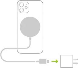 Зарядний пристрій MagSafe MHXH3 магнітний для Apple IPhone 12 11 - мініатюра 4