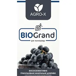 Гранульоване мінеральне добриво Agro-x BIOGrand БІОГранд для винограду 1 кг (47945) - мініатюра 2
