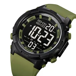 Чоловічий наручний годинник 1845AG Army Green Skmei acs0030546 - мініатюра 3