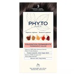 Крем-фарба для волосся Phyto Phytocolor відтінок 3 темний шатен 112 мл (РН10017)