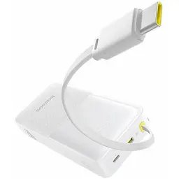 Батарея Baseus EnerFill FC51 Bipow2 Pro Digital Display 20000mAh 22.5W White (E0027700) - мініатюра 3