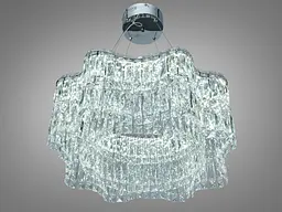 Підвісна LED-люстра Diasha 576/600HR, кришталь, пульт, 85 W, 58 см, 0-16m2 - мініатюра 2