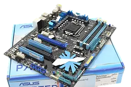 Материнська плата Asus P7P55D-E LGA 1156 (P7P55D-E) Б/В - мініатюра 2