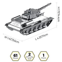 Конструктор Metal Time колекційна модель T-34/85 (MT071) - мініатюра 2