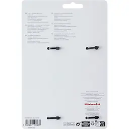 Набір щіток для чищення посуду KitchenAid Sinkware чорно-білий 2 предмети (KEG875OHBA) - мініатюра 10