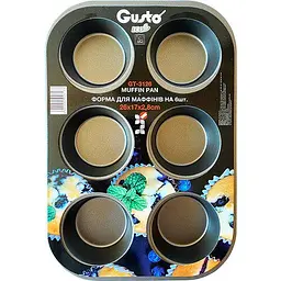 Форма для випічки кексів Gusto GT-3126 26х17х2,8 см - мініатюра 2