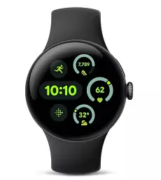 Смарт-годинник Smart Watch Google Pixel Watch 3 LTE 41mm Matte Black/Obsidian Band JP - мініатюра 2