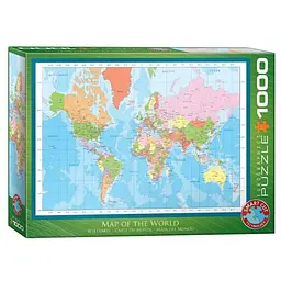 Пазл EuroGraphics Мапа світу 1000 ел. (6000-1271)