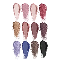 Палетка тіней LN Professional Mega Color Eyeshadows Kit, відтінок 12-2, 12 г - мініатюра 2