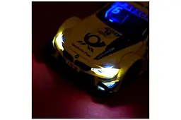 Іграшкова машинка гоночна BMW M4 DTM 1:24 Автопром світлозвукові ефекти металева 68256B(Y), кор. 24,5х12 см - мініатюра 7