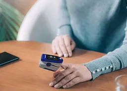 Пульсоксиметр Pulse Oximeter LK-87 на палець · Вимірювання рівня кисню в крові · Пульсометр оксиметр електронний - мініатюра 3