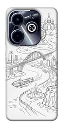 TPU чохол Demsky Dnipro spirit для Infinix Hot 40i