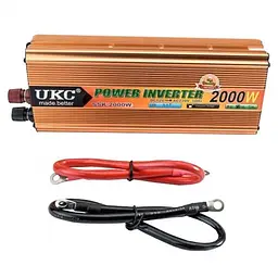 Автоінвертор 24 V-220 V перетворювач напруги 2000 W UKC SSK AC/DC
