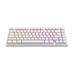 Клавіатура Dark Project ALU81 Terra Nostra PBT RGB Mech G3MS Moonstone White (DPKB_NOSTRA_81_ANSI_WHITE_UA)