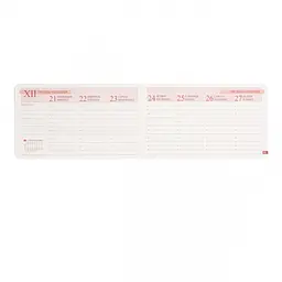 Щотижневик Leo Planner 2027 Binario 10х17 см м'який бежевий 128 сторінок (252738) - мініатюра 10
