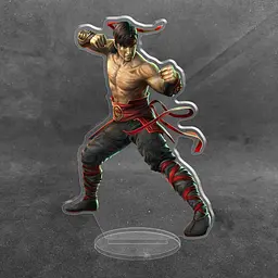 Акрилова колекційна фігурка Мортал комбат Mortal Kombat Лю Кан 15 см - мініатюра 2