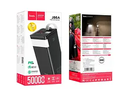 Зовнішній акумулятор (павербанк) Hoco J86A 50000mAh 22,5W Black - мініатюра 4