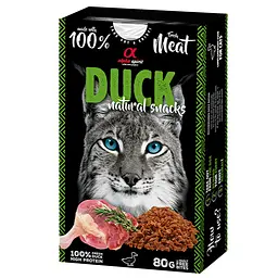 Ласощі для котів Alpha Spirit Duck Natural Snacks Cat з качкою 80 г ALPHG110000645