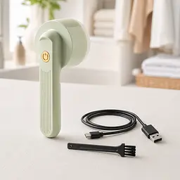 Бездротова машинка для видалення катишок hair clipper AND XL-1905 / Пристрій для видалення ворсу - мініатюра 4