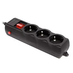 Мережевий фільтр Gembird SPG3-G-15B-PRO, 3 розетки (SPG3-G-15B-PRO) - мініатюра 3