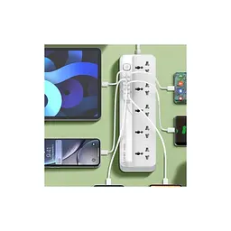 Мережевий фільтр живлення LDNIO SC5614 5роз. 3USB 2м (SC5614) - мініатюра 7