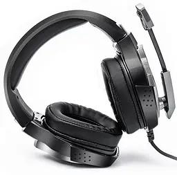 Ігрова гарнітура Real-EL GDX-7680 Black (GDX-7680 Black) - мініатюра 3